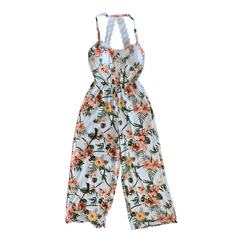 No Boundaries Floral Romper w/ Padded Bust Size Small